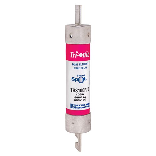 TRS100RID - Fuse Tri-Onic® 600V 100A Time-Delay Class RK5 TRS Series Smart-Spot